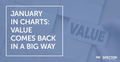 January in Charts: Value Comes Back in a Big Way